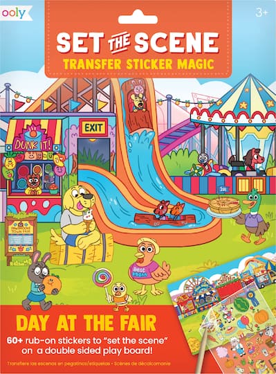 OOLY Day At The Fair Set The Scene Transfer Stickers Magic 
